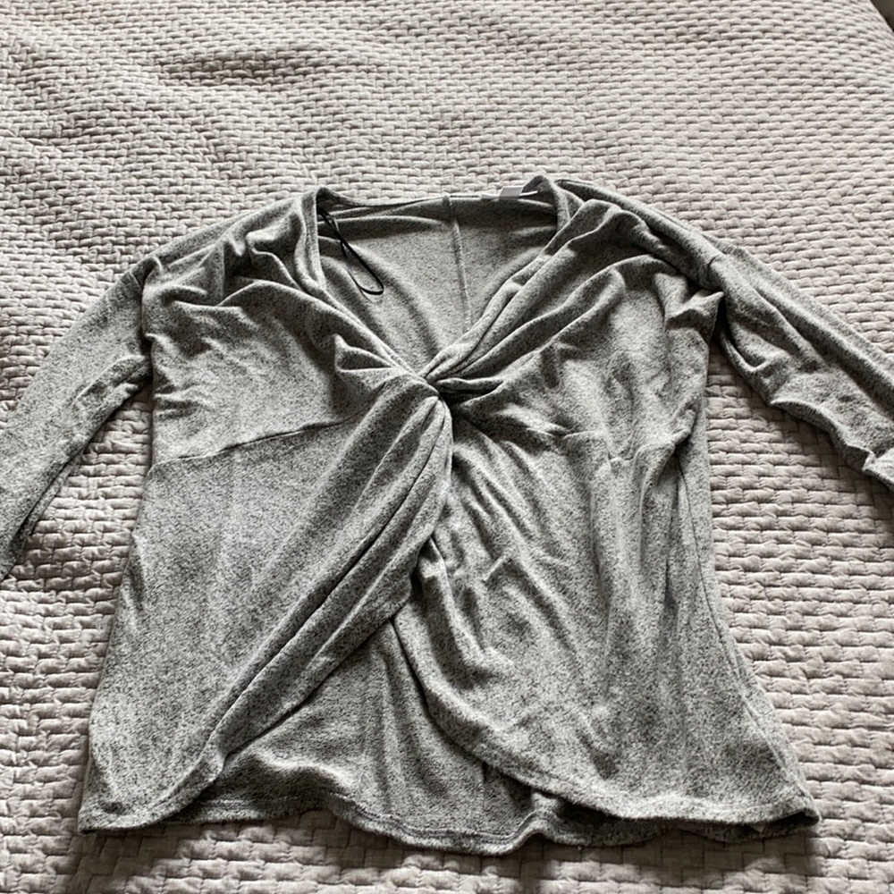 Motherhood Maternity Cross front Sweater
